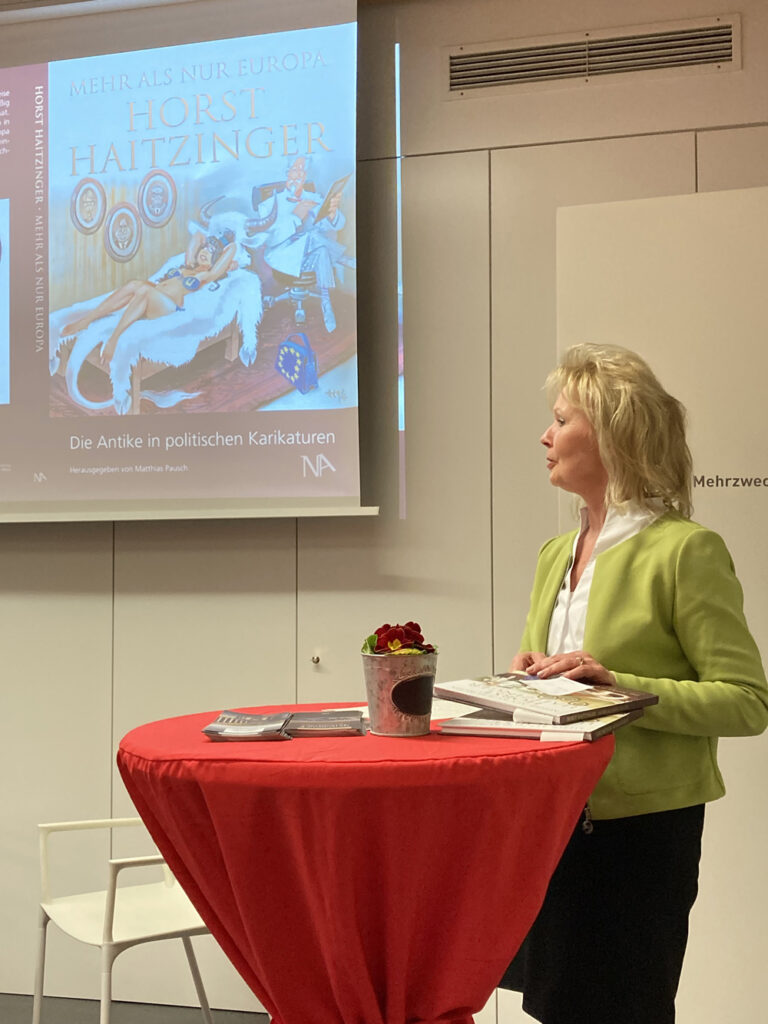 Verlegerin Annette Nünnerich-Asmus spricht über das Buch von Horst Haitzinger